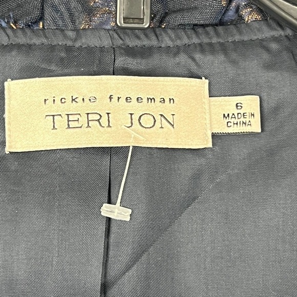 Teri Jon By Rickie Freeman Wool Blend Blazer Womens Size: 6 - Picture 5 of 8
